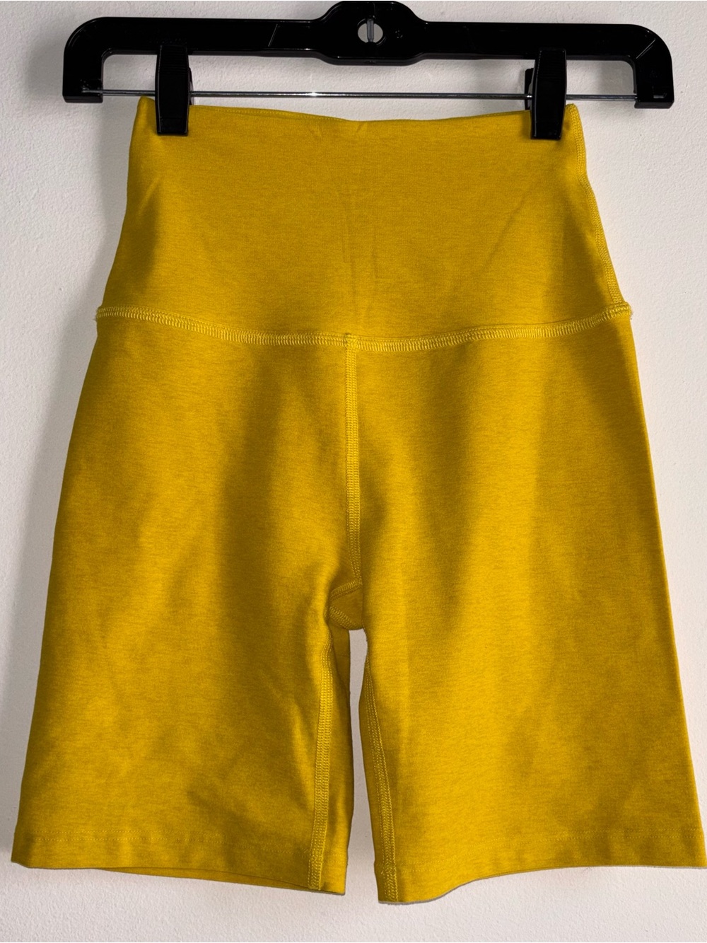 Beyond Yoga High-Rise Yellow Bike Shorts